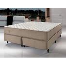 Cama Box Queen Size Relax Duo Confort II Molas Ensacadas 158x198x70 - Bege