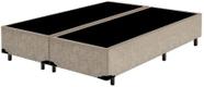 Cama Box Queen Suede Bege
