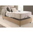 Cama Box Reclinável Solteirão: Colchão c/Massagem Herval MH 1430 + Box Regulável(101x203x52)
