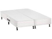 Cama Box Simples Castor Solteiro Poli Branco 96x203x27cm