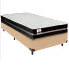 Cama Box Solteirão e Colchão Bogota Molas Ultralastic Inducol Bege