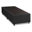 Cama Box Solteiro 0,88m com 38cm de Altura Suede Prince Preto Cama Box Solteiro 0,88m com 38cm de Altura Suede Prince Preto