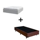 Cama Box Solteiro 88 Sintetico Marrom Com Colchão Nazar Viscoeslástico D33 Cinza Cama Box Solteiro 88 Sintetico Marrom Com Colchão Nazar Viscoeslástico D33 Cinza