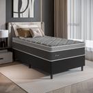 Cama Box Solteiro 88cm Molas Ensacadas Ferrara Umaflex Base 2CEN