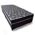 Cama Box Solteiro 88x188x53 Preta Cama Box Solteiro 88x188x53 Preta
