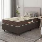 Cama Box Solteiro Base Reforçada Colchão Orthoflex Matera 48x88x188cm