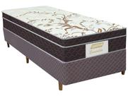 Cama Box Solteiro (Box + Colchão) Gazin