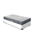 Cama Box Solteiro Branca + Colchão De Espuma D33 - Ortobom - Iso 100 78x188x53cm Cama Box Solteiro Branca + Colchão De Espuma D33 - Ortobom - Iso 100 78x188x53cm