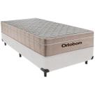 Cama Box Solteiro Branco+Colchão Airtech Molas Ortobom Cama Box Solteiro Branco+Colchão Airtech Molas Ortobom