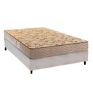 Cama box solteiro branco com colchão d33 138x188 paropas