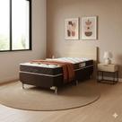 Cama Box Solteiro Castor Sleep Max D45 88x188x45 + Box Castor