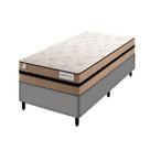 Cama Box Solteiro Cinza Smart Milano Plumatex Molas Ensacadas Cama Box Solteiro Cinza Smart Milano Plumatex Molas Ensacadas