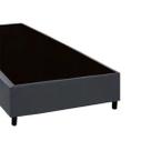 Cama Box Solteiro Cinza Suede Premium 40x88x188 - FA Elegante