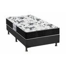 Cama Box Solteiro: Colchão Anatômico Probel D28/EP Advanced Tech1000 + Base CRC Suede Gray(88x188)