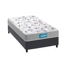 Cama Box Solteiro: Colchão Anatômico Probel D45/EP Guarda Costas Próextreme Plus Double Face + Base CRC Courano Gray(88x188)