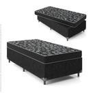Cama Box Solteiro + Colchão Espuma D20 - 51x88x188cm - Várias Cores
