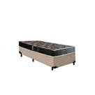 Cama Box Solteiro Colchão Espuma D28 Oriental Preto Ducci + Box Suede Bege (54x88x188) Cama Box Solteiro Colchão Espuma D28 Oriental Preto Ducci + Box Suede Bege (54x88x188)