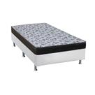 Cama Box Solteiro: Colchão Espuma D33 Ortobom /EP Anatômico Fort Tech ISO 100 + Base CRC Suede White(88x188) Cama Box Solteiro: Colchão Espuma D33 Ortobom /EP Anatômico Fort Tech ISO 100 + Base CRC Suede White(88x188)
