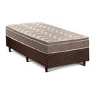 Cama Box Solteiro: Colchão Espuma D33 Paropas /EP Confort Ultra Firme + Base CRC Fantasy Brown(88x188)