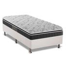 Cama Box Solteiro: Colchão Espuma Pelmex D33 Active Premium + Base CRC Courano White(88x188)