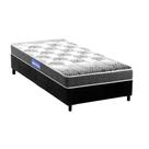 Cama Box Solteiro: Colchão Espuma Probel Guarda Costas Resistente + Base CRC Suede Black(88x188) Cama Box Solteiro: Colchão Espuma Probel Guarda Costas Resistente + Base CRC Suede Black(88x188)
