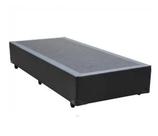 Cama (Box Solteiro+Colchão Mola) 8818826 Sintético Preto