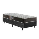 Cama Box Solteiro Colchão Mola Bonnel Acolchões + Box Poliéster 68x88x188