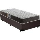 Cama Box Solteiro Colchão Mola Bonnel Belos Sonhos + Box Sintético 60x88x188 Marrom Cama Box Solteiro Colchão Mola Bonnel Belos Sonhos + Box Sintético 60x88x188 Marrom