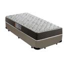 Cama Box Solteiro Colchão Mola Bonnel Belos Sonhos + Box Suede 60x88x188 Preto