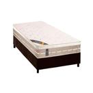 Cama Box Solteiro: Colchão Molas Castor Tecnopedic Premium + Base CRC Suede Brown(88x188) Cama Box Solteiro: Colchão Molas Castor Tecnopedic Premium + Base CRC Suede Brown(88x188)