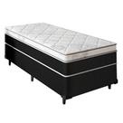 Cama Box Solteiro + Colchão Molas Ensacadas Varena Europillow 88x188x70cm Full - Maestro Colchões Cama Box Solteiro + Colchão Molas Ensacadas Varena Europillow 88x188x70cm Full - Maestro Colchões