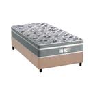 Cama Box Solteiro: Colchão Molas Probel MasterPocket Ensacadas ProDormir Evolution + Base CRC Suede Bege(88x188) Cama Box Solteiro: Colchão Molas Probel MasterPocket Ensacadas ProDormir Evolution + Base CRC Suede Bege(88x188)