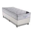 Cama Box Solteiro: Colchão Molas SuperPocket Ensacadas Ortobom Freedom + Base CRC Courano Branco(88x188) Cama Box Solteiro: Colchão Molas SuperPocket Ensacadas Ortobom Freedom + Base CRC Courano Branco(88x188)