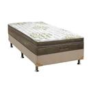 Cama Box Solteiro: Colchão Molas SuperPocket Ensacadas Ortobom Gold Ultragel + Box Nobuck Clean (88x188)