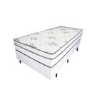 Cama Box Solteiro - Colchão Mônaco - Mola Ensacada - 88x188x64cm - Relaflex