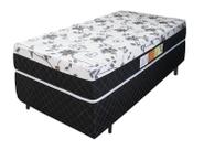 Cama Box Solteiro + Colchão Noble Relaflex 88x188x51 Ortopédico