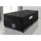 Cama Box Solteiro Colchão Ortopédico Black + Box 88x188x67 One Face Espuma D33 Preto Cama Box Solteiro Colchão Ortopédico Black + Box 88x188x67 One Face Espuma D33 Preto