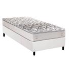 Cama Box Solteiro: Colchão Ortopédico Herval AG65 Santorini C1604 + Base CRC Corano White (96x203)