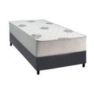 Cama Box Solteiro: Colchão Ortopédico Inovaflex Comfort Premium+Base CRC Corano Gray (88x188) Cama Box Solteiro: Colchão Ortopédico Inovaflex Comfort Premium+Base CRC Corano Gray (88x188)