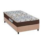Cama Box Solteiro: Colchão Ortopédico Ortobom D45/EP Fort Tech ISO 150 + Base CRC Suede Clean(78x188)