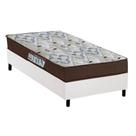 Cama Box Solteiro: Colchão Ortopédico Ortobom D45/EP Fort Tech ISO 150 + Base CRC Suede White(78x188) Cama Box Solteiro: Colchão Ortopédico Ortobom D45/EP Fort Tech ISO 150 + Base CRC Suede White(78x188)