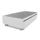 Cama Box Solteiro com Auxiliar Espuma Sintético Branco 50x78x188