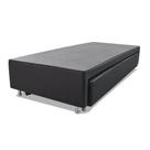 Cama Box Solteiro com Auxiliar Mola Bonnel Sintético Preto 50x78x188 Cama Box Solteiro com Auxiliar Mola Bonnel Sintético Preto 50x78x188