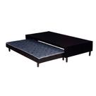 Cama Box Solteiro Com Auxiliar Semi Ortopedica Suede