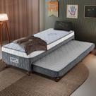 Cama Box Solteiro com Cama Auxiliar 100% Poliéster 88x57cm Vitta América Colchões Cama Box Solteiro com Cama Auxiliar 100% Poliéster 88x57cm Vitta América Colchões