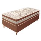 Cama Box Solteiro com Colchão de Molas Ensacadas 30x88x188cm e Base Samambaia Cama Box Solteiro com Colchão de Molas Ensacadas 30x88x188cm e Base Samambaia
