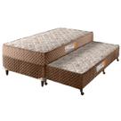 Cama Box Solteiro Duo com Cama Auxiliar D33/D28 Marrom - Rondomóveis Cama Box Solteiro Duo com Cama Auxiliar D33/D28 Marrom - Rondomóveis