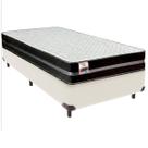 Cama Box Solteiro e Colchão Bogota Molas Ultralastic Inducol Palha