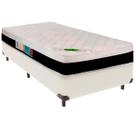Cama Box Solteiro e Colchão Roma Molas Ensacadas Luckspuma Palha Cama Box Solteiro e Colchão Roma Molas Ensacadas Luckspuma Palha