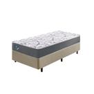 Cama Box Solteiro King Reforçado 96x203x38cm e Colchão Adapto Adapto Molas Ensacada B&G